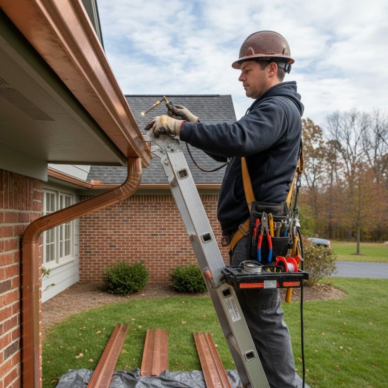 Copper Gutter Replacement