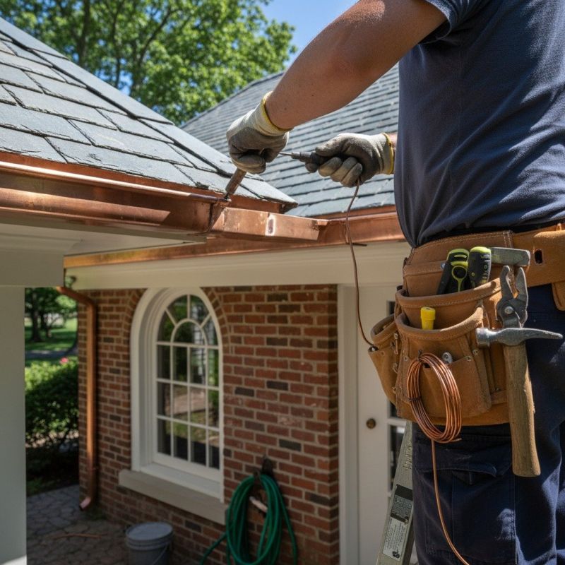 Copper Gutter Replacement